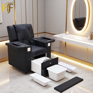 Poltrona Pedicure Senza Allacciamento Idraulico con Vasca Massaggiante Portatile e Pipeless Sedia Massaggiatore Pipeless Stazione Pedicure - Product Image 1