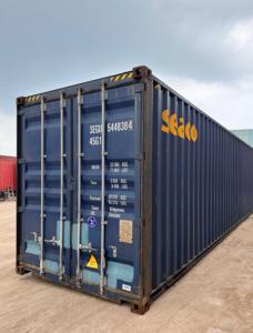Conteneur maritime d'occasion 40HQ, conteneur sec 40 pieds High Cube 45G1 certifié CSC pour l'expédition mondiale - Product Image 3