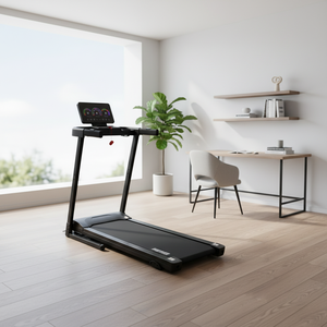 Esteira Elétrica Dobrável Ecológica para Escritório em Casa com Tela <span class=keywords><strong>LCD</strong></span> Portátil para Exercícios em Casa, Plataforma de Caminhada com Velocidade Ajustável - Product Image 2