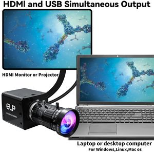 Cámara USB ELP de 8MP Ultra 4K IMX678 CMOS 60FPS USB3.0, Cámara Web Industrial con Lente de Zoom 10X, Plug and Play UVC para Transmisión de Video en Vivo - Product Image 6