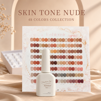 BelloGel Professional Skin Tone Nude 48 Couleurs Gel Polish Set 12ml Warm Neutral Salon Collection