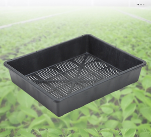 Plateaux de culture Microgreens <span class=keywords><strong>en</strong></span> <span class=keywords><strong>plastique</strong></span> pour mini pots de fleurs Propagateur de germination de pépinière Plateaux de démarrage de graines <span class=keywords><strong>à</strong></span> fond maillé - Product Image 3