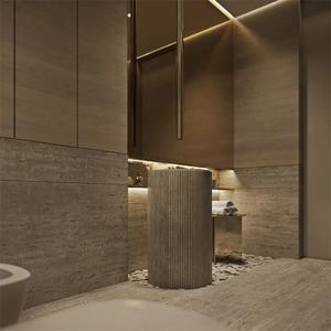 Posavasos <span class=keywords><strong>de</strong></span> mármol para decoración del hogar, travertina, <span class=keywords><strong>precio</strong></span> <span class=keywords><strong>m2</strong></span>, venta directa <span class=keywords><strong>de</strong></span> fábrica, venta al por mayor - Product Image 4