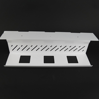 Organisateur de câbles sans perçage en métal thermolaqué – Plateau de gestion de câbles sous le bureau – Support de câbles en métal – Vente chaude
