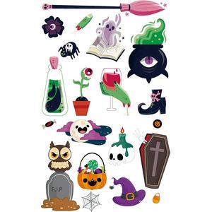 สติกเกอร์รอยสักเรืองแสงในคืนวันคริสต์มาสการถ่ายโอนน้ำเรืองแสงชั่วคราวในที่มืดรอยสัก - Product Image 5