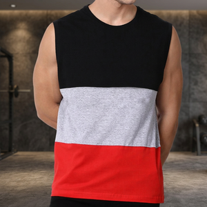 <span class=keywords><strong>เสื้อกล้าม</strong></span>สตริงเกอร์พิมพ์โลโก้<span class=keywords><strong>หลาก</strong></span><span class=keywords><strong>สี</strong></span>ตามสั่งสำหรับผู้ชาย สวมใส่สบาย เป็นมิตรกับสิ่งแวดล้อม ระบายอากาศได้ดี ผลิตจากผ้าฝ้าย 100% เหมาะสำหรับออกกำลังกายและเล่นเวท รับผลิตแบบ OEM - Product Image 3