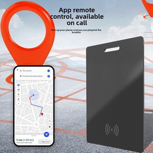 Traceur intelligent ultra-mince 1,8 mm Google Android <span class=keywords><strong>K2</strong></span> pour portefeuille, navigation GPS, localisation de clés et animaux domestiques, anti-perte, sans fil, en plastique - Product Image 3