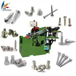 Factory price high precision screw rod bolt rod thread rolling machine nut tapping machine