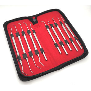 Best Quality Dental Instrument Dentist Kit <b>Tooth</b> <b>Cleaning</b> <b>Tools</b> Stainless Steel Probe Oral Care Instruments OEM Private Label - Product Image 1