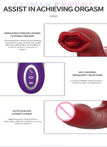 Vibrador de Punto G JT con Anillo Deslizante y Simulación de Lengua, 10 Frecuencias, Recargable por USB, Impermeable, para Mujeres y Parejas - Product Image 6