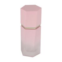 Tube de gloss à lèvres dégradé rose 5 ml, flacon de fard à joues liquide avec pinceau éponge