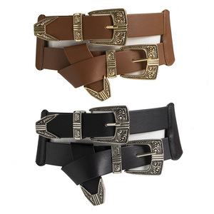 <span class=keywords><strong>Cintura</strong></span> Elastica Stile Occidentale con Bottoni a Pressione, Regolabile, Taglia Grande, Corsetto Elastico - Product Image 1