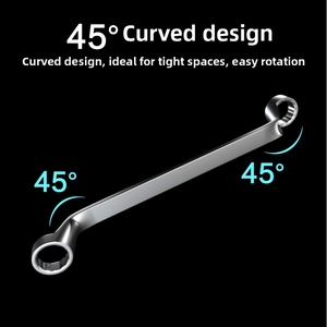 Multi Size Polishing <strong>Combination</strong> <strong>Wrench</strong> Titanium Non-magnetic Anti-corrosion Durable Double Ring Offset <strong>Wrench</strong> - Product Image 4