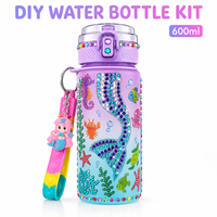 Gourde en plastique de haute qualité pour enfants, portable, grande capacité, écologique, résistante à l'eau bouillante