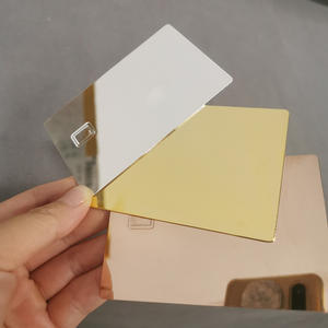 <span class=keywords><strong>Tarjeta</strong></span> de visita VIP de acero inoxidable de gama alta personalizada, logotipo corporativo de aniversario, recuerdo, regalo de Navidad, <span class=keywords><strong>tarjeta</strong></span> de Metal - Product Image 3