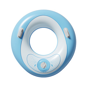 <span class=keywords><strong>Bouée</strong></span> de natation <span class=keywords><strong>gonflable</strong></span> à double poignée, en PVC double couche épaissi, en forme d'œuf, pour l'extérieur, portable et compacte - Product Image 6