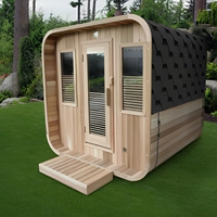 Produit personnalisé meilleur vendeur extérieur en bois massif beaucoup de gens poêle de sauna chambre de sauna mobile chambre pour commercial
