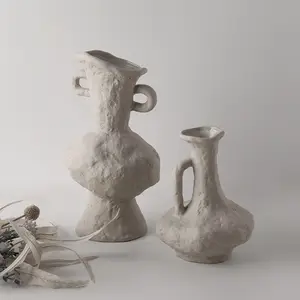 Creazione creativa di vecchi fiori Quiet Wind Plain embrione vaso di ceramica arredamento per la casa con ornamenti in ceramica Vintage