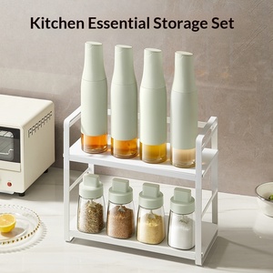 Retractable Seasoning Lid Spoon Integrated <b>Kitchen</b> Seasoning Bottle Sealed Moisture-proof Salt MSG Storage Seasoning - Product Image 2