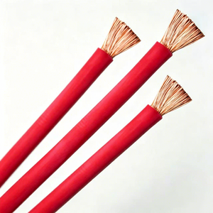 Cable de Soldadura de Alta Flexibilidad con Conductor de Cobre Trenzado, Aislamiento de PVC/Goma, 600V/1000V, para Máquinas de Soldar y Máquinas Eléctricas - Product Image 1