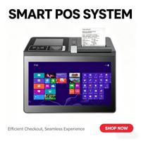 Máquina POS de Escritorio FYJ-116 con Logotipo Personalizado, Caja Registradora Inteligente de Alto Rendimiento, Batería de Larga Duración, Máquina POS con NFC