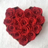 Lovebay Valentijnsdag Geconserveerde Rozen Groothandel Gestabiliseerde Bloemen Eeuwig Eeuwig Rozen Eeuwige Rozen In Hart Doos