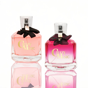 Elegante botella cuadrada de perfume floral Fougere de 100ml con exquisita cinta de aceite Parfum - Product Image 5