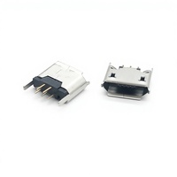 PROMO EXCEPTIONNELLE Connecteur Micro USB B femelle 180 degrés 6,9 mm 4 broches de marque JLC en cuivre, courant nominal 1,5 A