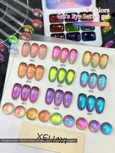 Gel de Uñas Efecto Ojo de Gato de 9 Colores, Alta Saturación, Popular, Semisólido, en Envase, para Uso Profesional en Salones de Uñas - Product Image 4