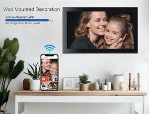 Frameo 21.5 Inch Large Digital Photo Frame, 32GB <b>WiFi</b> Digital Picture Frame Send Photos Instantly From Anywhere Via Free App - Product Image 6