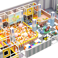 Aoleao - Estructuras de Juego Infantiles Personalizadas, Pequeñas y Suaves, con Toboganes Pequeños y Piscina de Pelotas, Equipo de Juego Interior para Niños, Certificado CE TUV