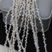Collier semi-fini en perles d'eau douce naturelles baroques à fort lustre, mini-pétales, vente en gros, bijoux DIY pour femmes