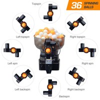 Robot de tennis de table, machine à balles de ping-pong, lance des balles de ping-pong de 40 mm conformes aux règles, machine de tennis de table automatique pour l'entraînement
