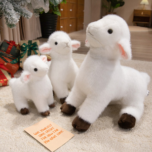 Peluche de Cabrito Blanco y Negro de Simulación, Lindo Peluche de Animal, Regalo para Niños, Personalizado y al por Mayor - Product Image 6