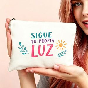 Sac cadeau pour femmes, trousse de maquillage avec slogan inspirant pour maman, filles, amies, adolescentes, cadeaux idéaux pour les voyages, les anniversaires, l'usage quotidien - Product Image 3