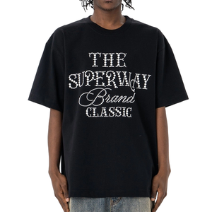 เสื้อยืดออกแบบได้ตามต้องการเสื้อยืดเสื้อยืดผ้าฝ้าย230g 100% สดใส avec Perle Homme - Product Image 1