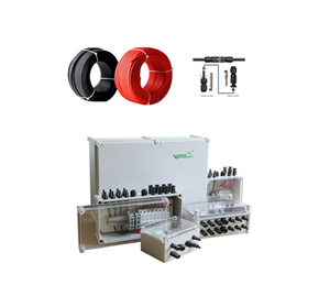 Systèmes d'énergie solaire connectés au réseau Vmaxpower 30 kW adaptés, stations solaires connectées au réseau 40 kW, système de production d'énergie solaire sur réseau 50 kVA - Product Image 4