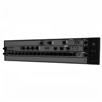 Mini 2U OLT Frame AC/DC GPON 8/16/32 Port SFP C+ Kompatibel dengan ONT/ONU Multi-merek untuk Jaringan GEPON FTTH Muchen Black Base