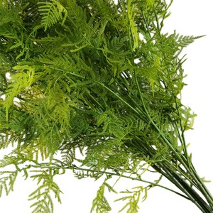 Helecho artificial Greenway con hojas de 3 ramas, decoración floral para días festivos y celebraciones - Product Image 5