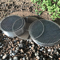 Grilles de barbecue jetables écologiques en acier inoxydable pour pique-niques en plein air et barbecues dans la cour