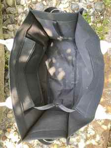 Wholesale Customizable Eco-Friendly <b>Large</b> Capacity Black Canvas Tote Bag Durable Thick Fabric Reusable Low MOQ <b>Printing</b> Shopping - Product Image 4