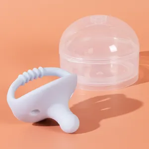 Seçim yenidoğan Pastel bebek Soothy emzik diş kaşıyıcı meme şekli BPA ücretsiz silikon bebek emzik