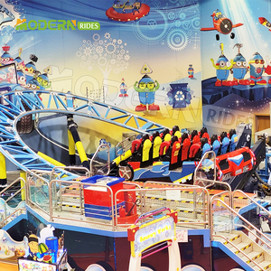 Parque de atracciones interior y exterior, montaña rusa para niños, juegos de feria de diversiones. - Product Image 4