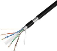 Câble réseau Gigabit Cat6 Cat5e 4 paires 8 conducteurs 23AWG 24AWG UTP FTP massif 305m 1000ft enroulé pour extérieur PE LSZH pour vidéosurveillance