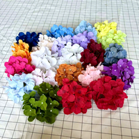 Têtes de fleurs d'hortensia artificielles en soie, 27 feuilles, pour décorations murales et de sol de lieux de mariage, accessoires photo