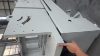 Machine de découpe automatique d'aluminium à deux têtes, contrôlée par CNC PLC, à 90/45 degrés, avec moteur servo, pour la fabrication de fenêtres et de portes