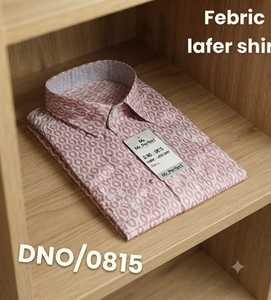 <b>Men's</b> LAFAR Twill <b>Shirts</b> with New Circular Geometric Print in Blue <b>Pink</b> and Grey Colors Full Sleeve Casual Button Down Wear - Product Image 3