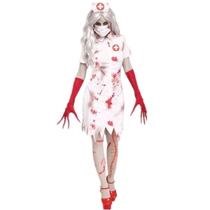 <span class=keywords><strong>Disfraz</strong></span> de <span class=keywords><strong>Enfermera</strong></span> Zombi para Mujer, Fiesta de Disfraces de Halloween 2026 - Product Image 2