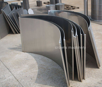Layar asupan air Coanda hidro Filter parabola kawat Wedge baja tahan karat perawatan air kustom