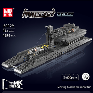 Moule King 20029 1759PCS <span class=keywords><strong>Militaire</strong></span> Série Pont Érection Véhicule Bloc de Construction Modèle Technique Jouet Éducatif Festival Cadeau - Product Image 2